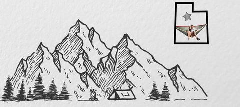 479x214 About Us Campcloudhammocks - Hammock Sketch