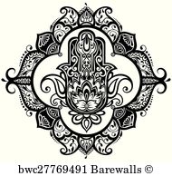 190x194 133 Sketch Hamsa Posters And Art Prints Barewalls - Hamsa Sketch