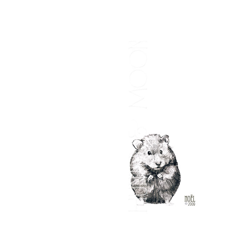 750x750 Hunter And Moon Hamster Sketch - Hamster Sketch