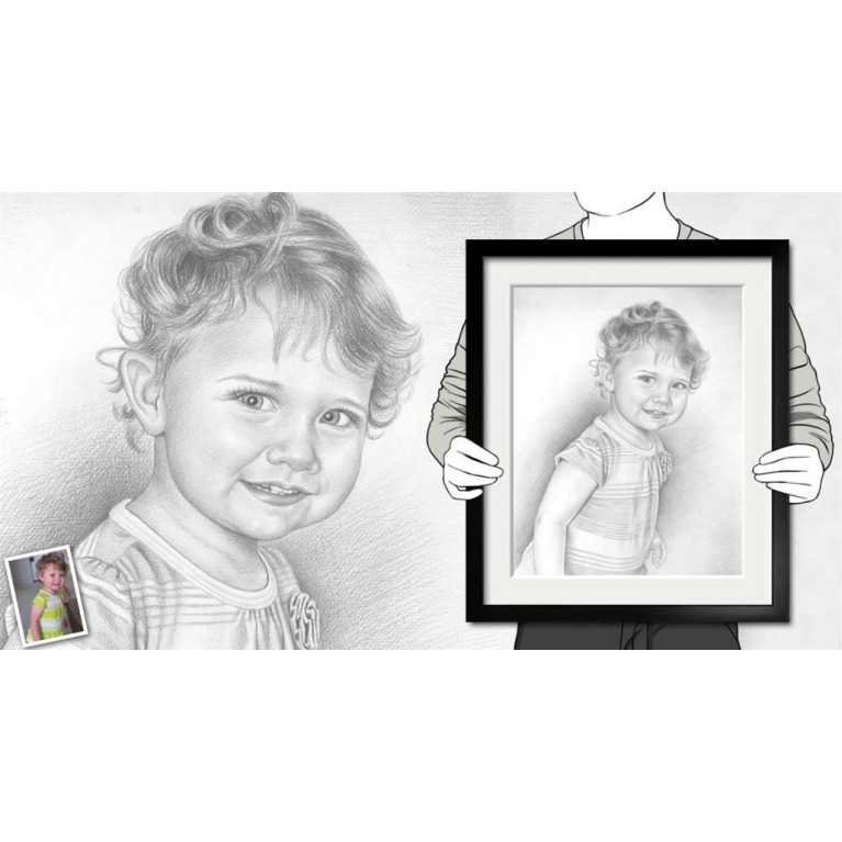 767x767 Hand Drawn Pencil Sketch From Photo Dubai Uae - Hand Drawn Pencil Sketch From Photos