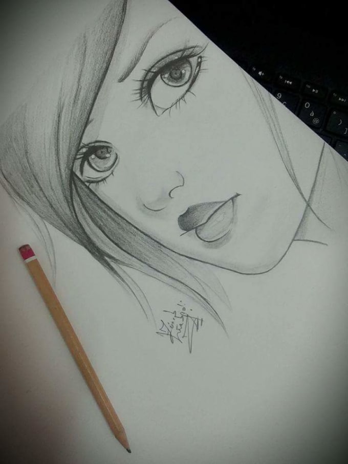 680x907 Make Hand Drawn Line Drawing Or Pencil Sketch In My Style By - Hand Drawn Pencil Sketch From Photos