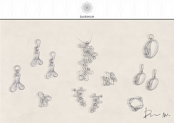 600x424 Jewellery Design Amp Hand Drawn Sketches On Behance - Hand Drawn Sketch