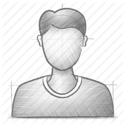 256x256 Engineering, Hand Drawn, Sketch, User Icon - Hand Drawn Sketch