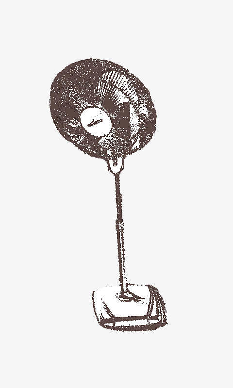 480x800 Hand Drawn Sketch Fans, Stand Fan, Sketch, Hand Painted Png Image - Hand Fan Sketch