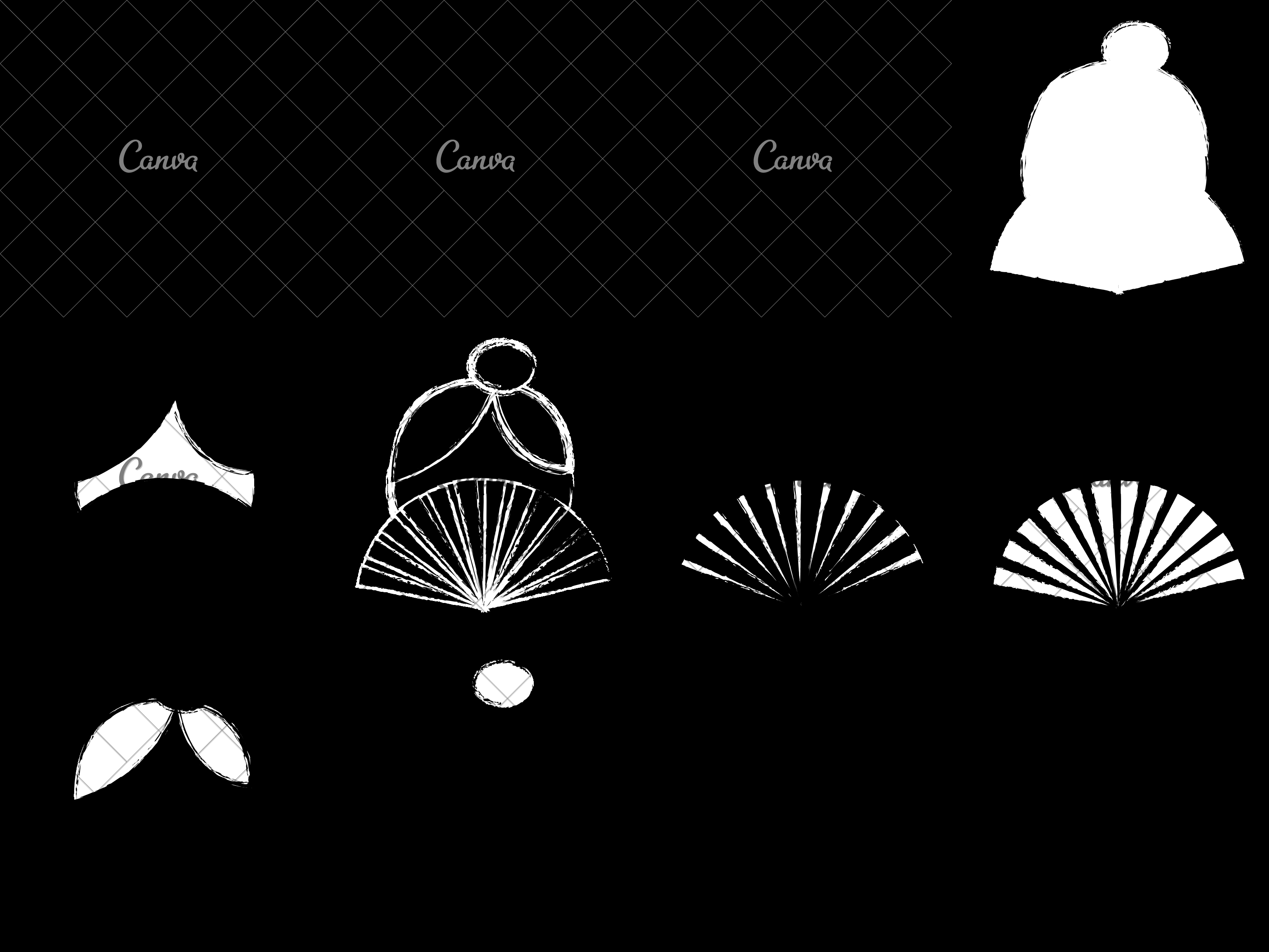 3200x2400 Woman With Hand Fan Sketch - Hand Fan Sketch