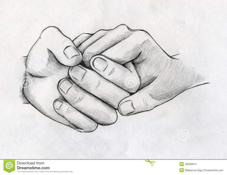 Hand Holding A Pencil Sketch At Paintingvalley Com Explore