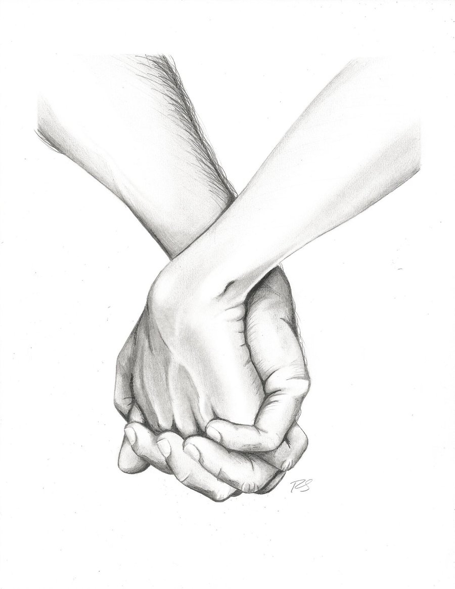 Hand Holding A Pencil Sketch At Paintingvalley Com Explore