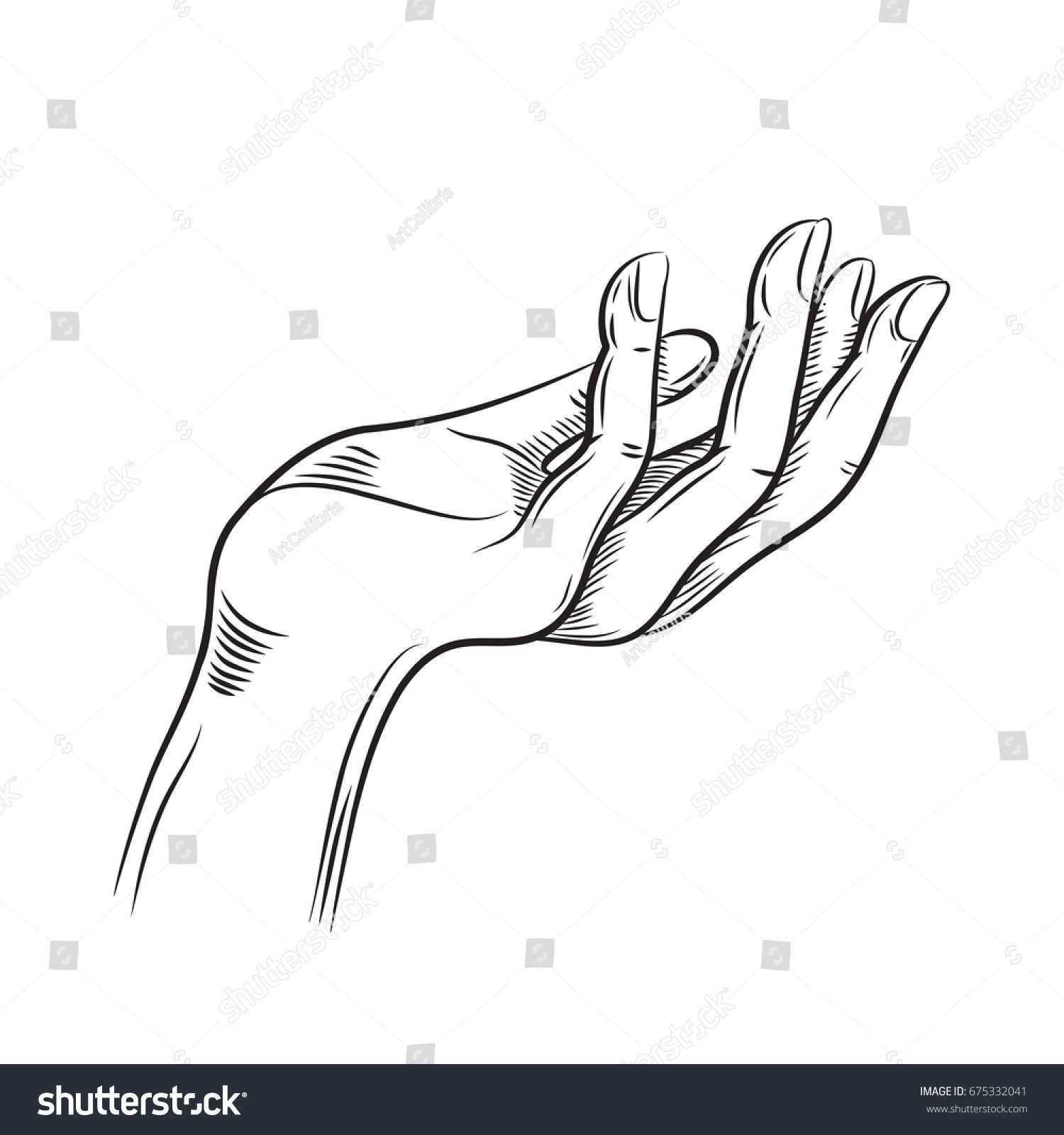 How To Draw Hands Holding Something Up : Hands Holding Pen Writing