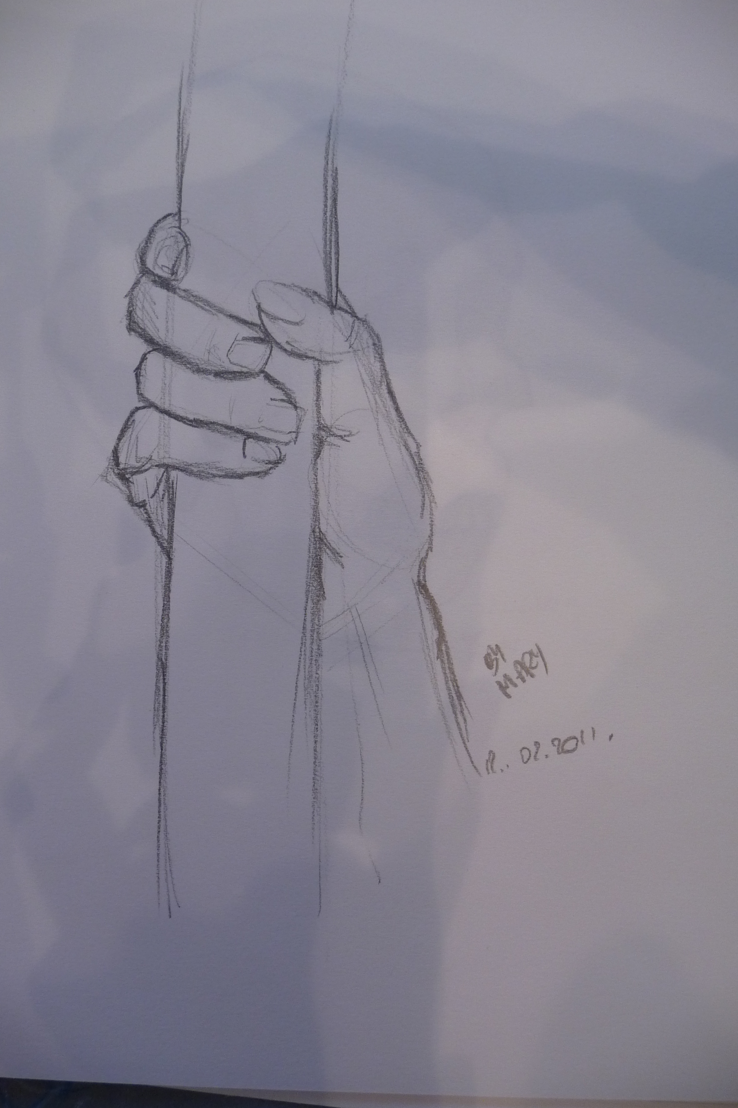 2368x3552 Hand Holding Something By The Magpie - Hand Holding Something Sketch