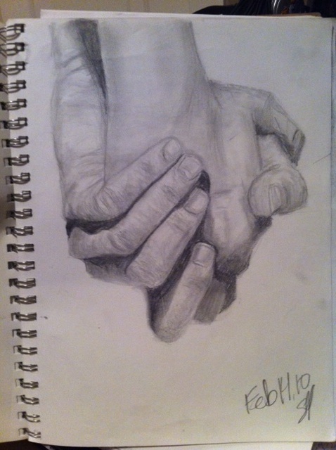 478x640 Hands The Sketch Book - Hand Holding Something Sketch