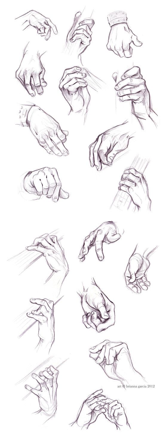 Drawing Left Hand Holding Something Drawing