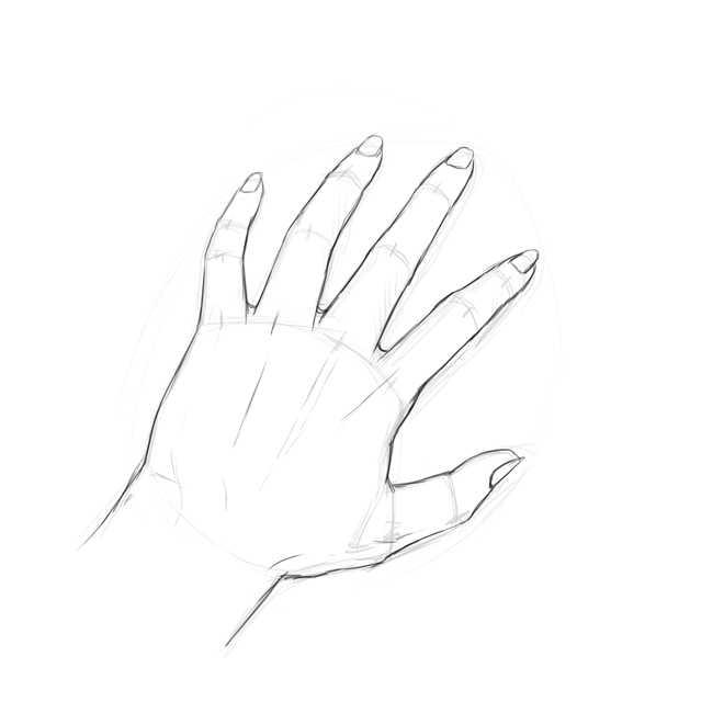660x660 Drawing Hands - Hand In Hand Sketch
