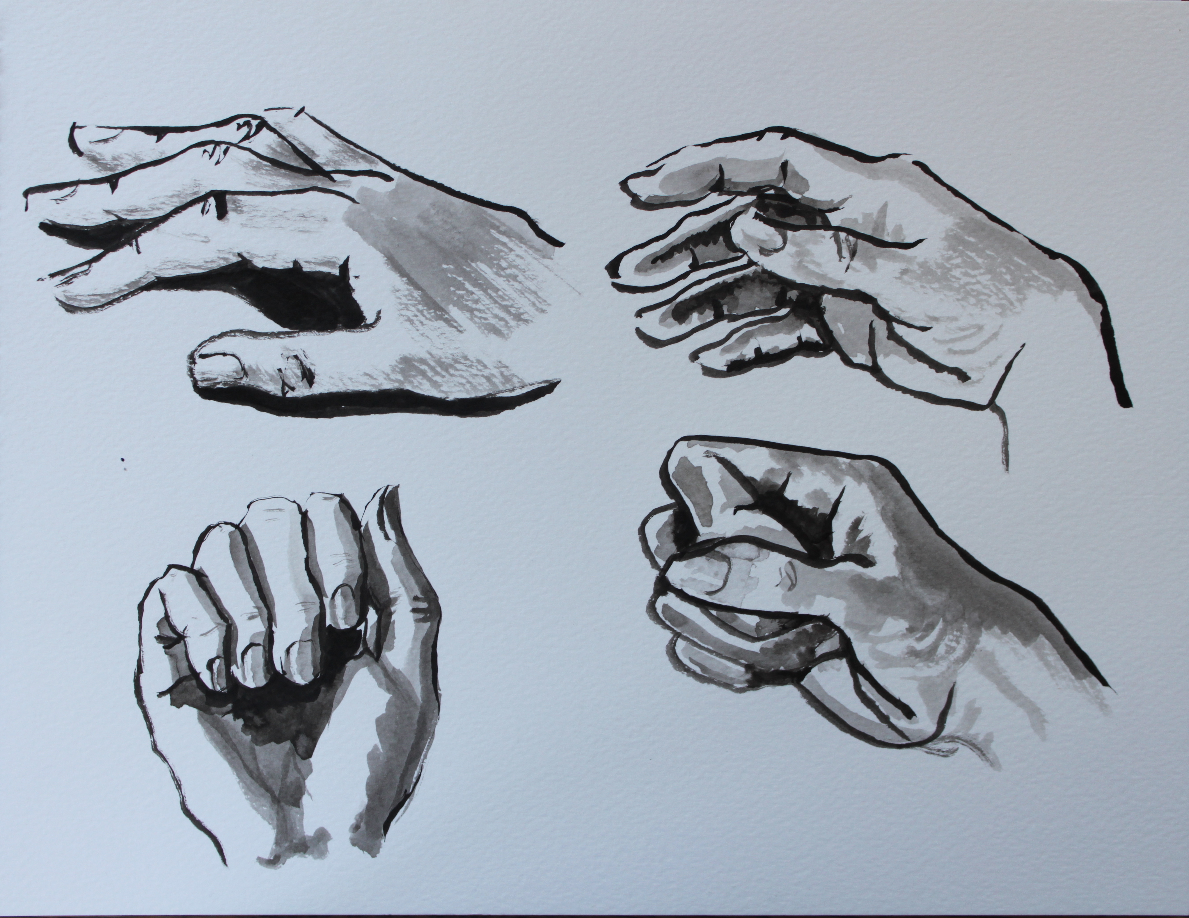 4086x3157 Hand Stuff And Nonsense - Hand In Hand Sketch
