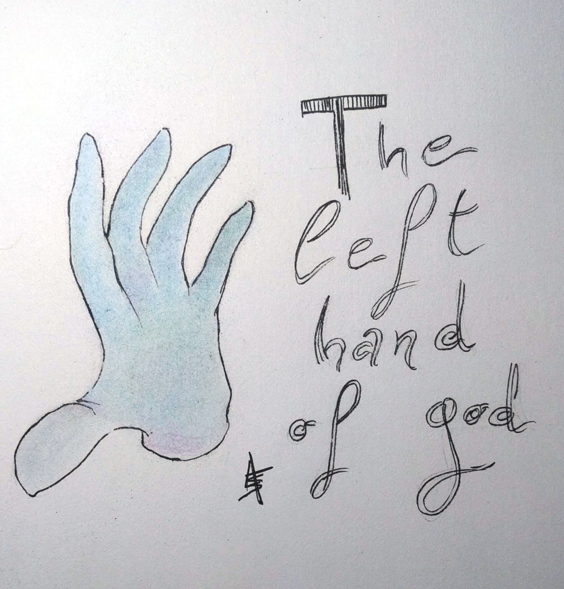 1149x1200 The Left Hand Of God (Askew Mind) - Hand Of God Sketch