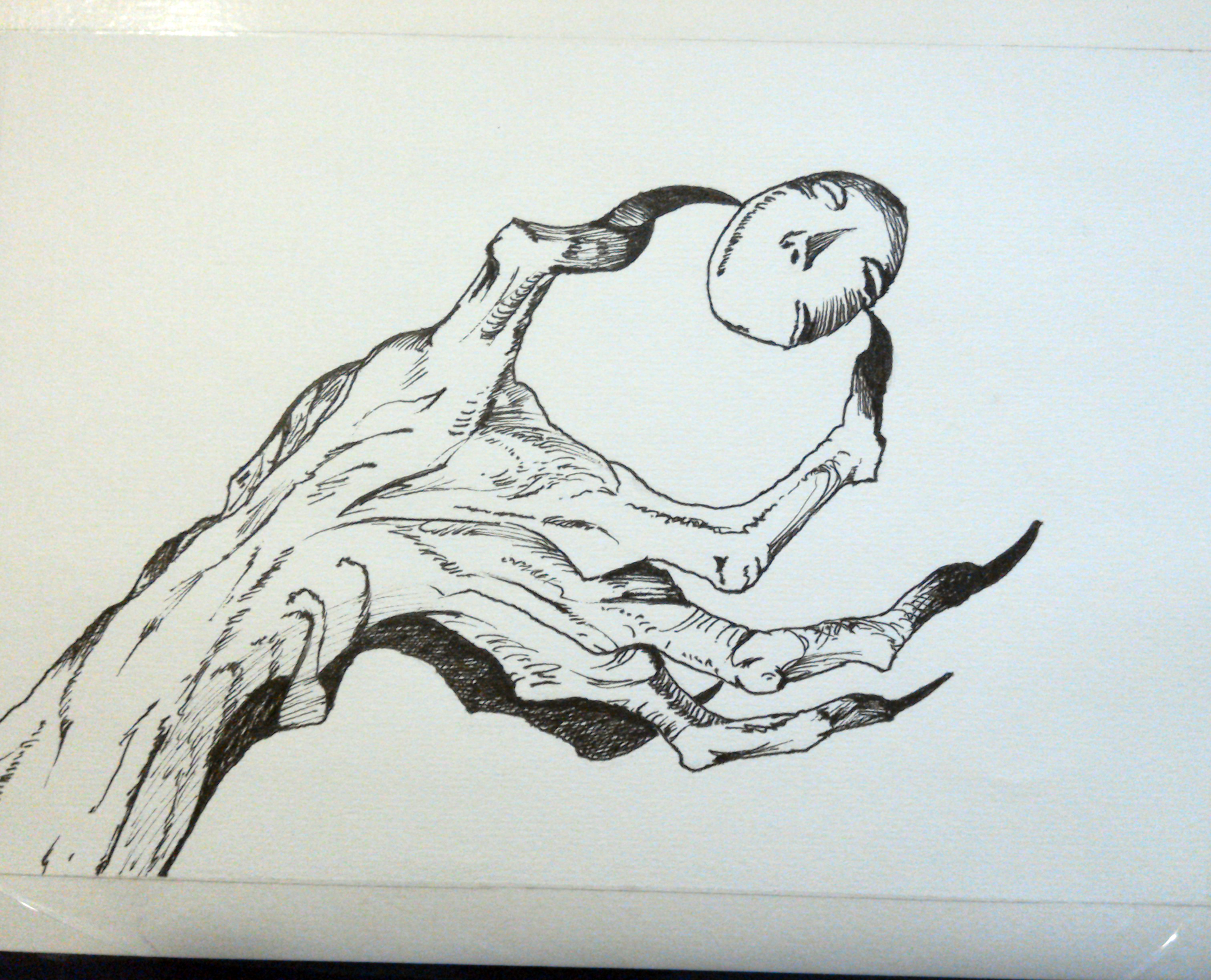 3024x2448 Wip Hand Of God Berserk - Hand Of God Sketch