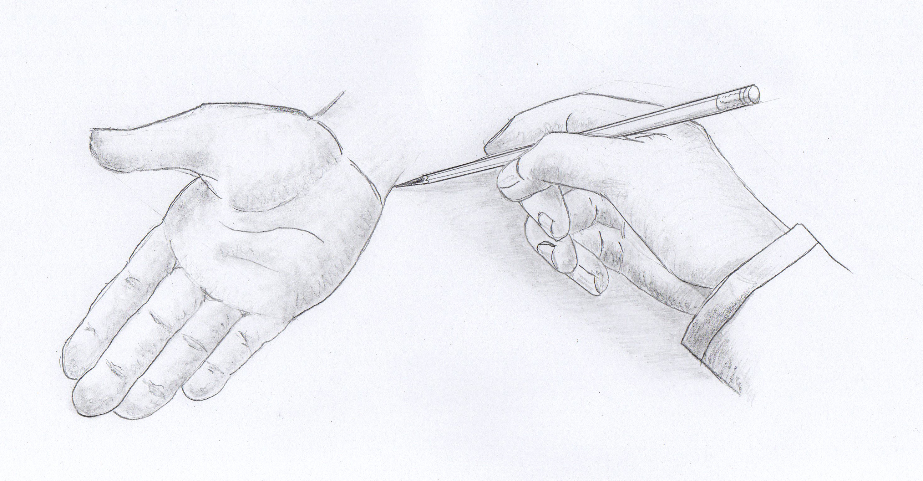 2951x1537 Hand Palm My Drawing Table - Hand Palm Sketch