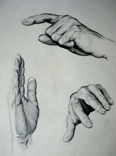 372x500 Hands Drawing, Old Study Inspirational Art Tips And Ideas For - Hand Pencil Sketch