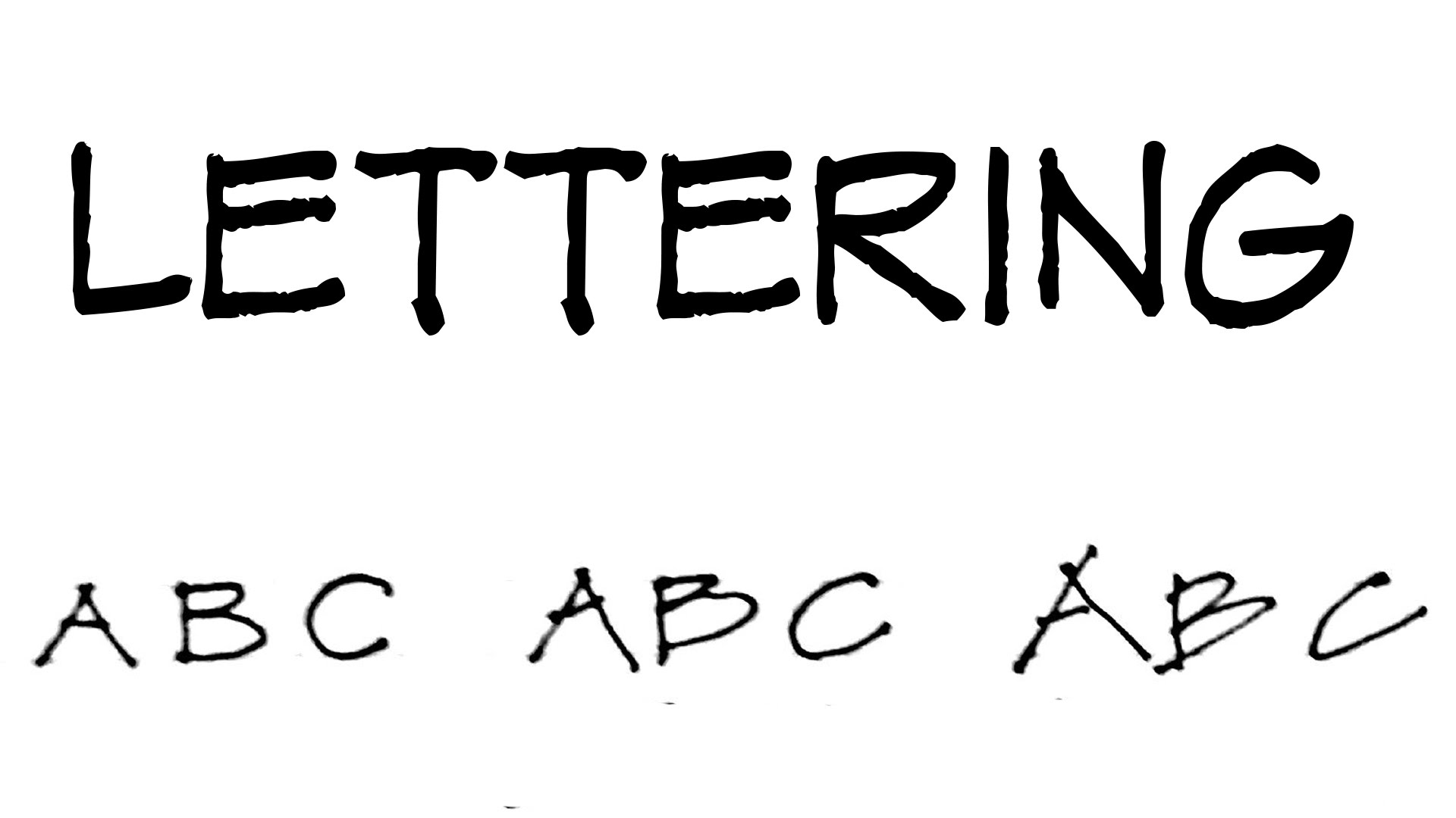1920x1080 Architectural Hand Lettering - Hand Sketch Font