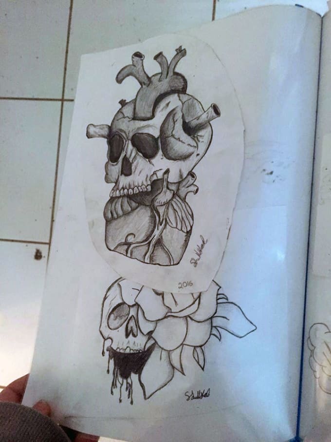 680x907 Hand Draw Tattoo Designs By Sawah508 - Hand Sketch Tattoo