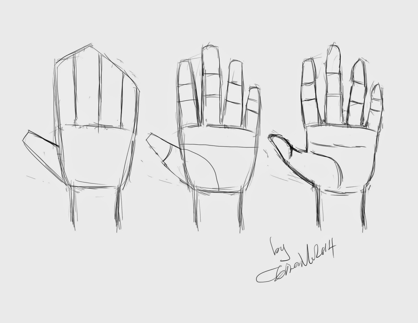 Hand Sketch Tutorial at PaintingValley.com | Explore collection of Hand ...