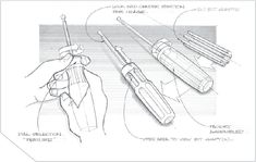 235x149 Photoshop Renderings Hand Tools El Aletleri - Hand Tools Sketch