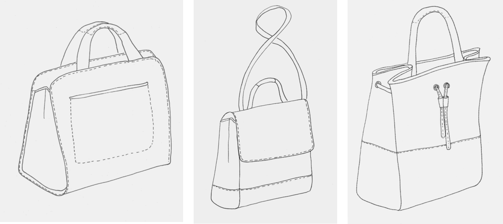 1000x447 Process Corie Humble - Handbag Sketches