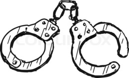 260x157 Download Handcuffs Sketch Clipart Drawing Royalty Free Drawing - Handcuffs Sketch