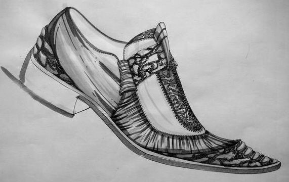 571x360 Handmade Sketches Of Shoes By Yuliang Zhang - Handmade Sketches
