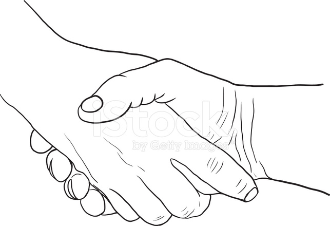 643x440 Sketch Drawing Handshake Stock Vector - Handshake Sketch