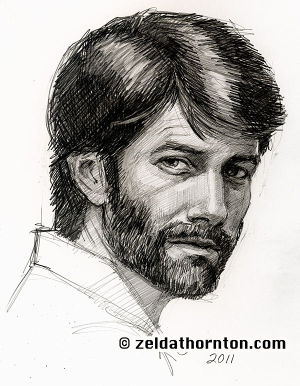 600x772 Drawn Men Handsome Guy - Handsome Man Sketch