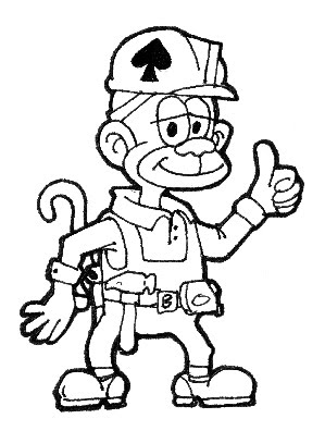 299x396 Gene Ploss Studio Monkey Handyman - Handyman Sketch