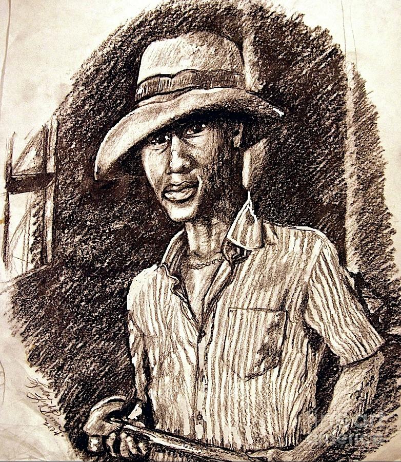 782x900 Handyman Drawing By Linda Simon - Handyman Sketch