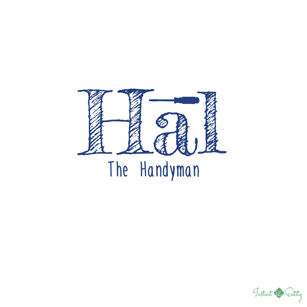 1000x1000 Handymanassembler Premade Logo Design Blueprint Tools - Handyman Sketch