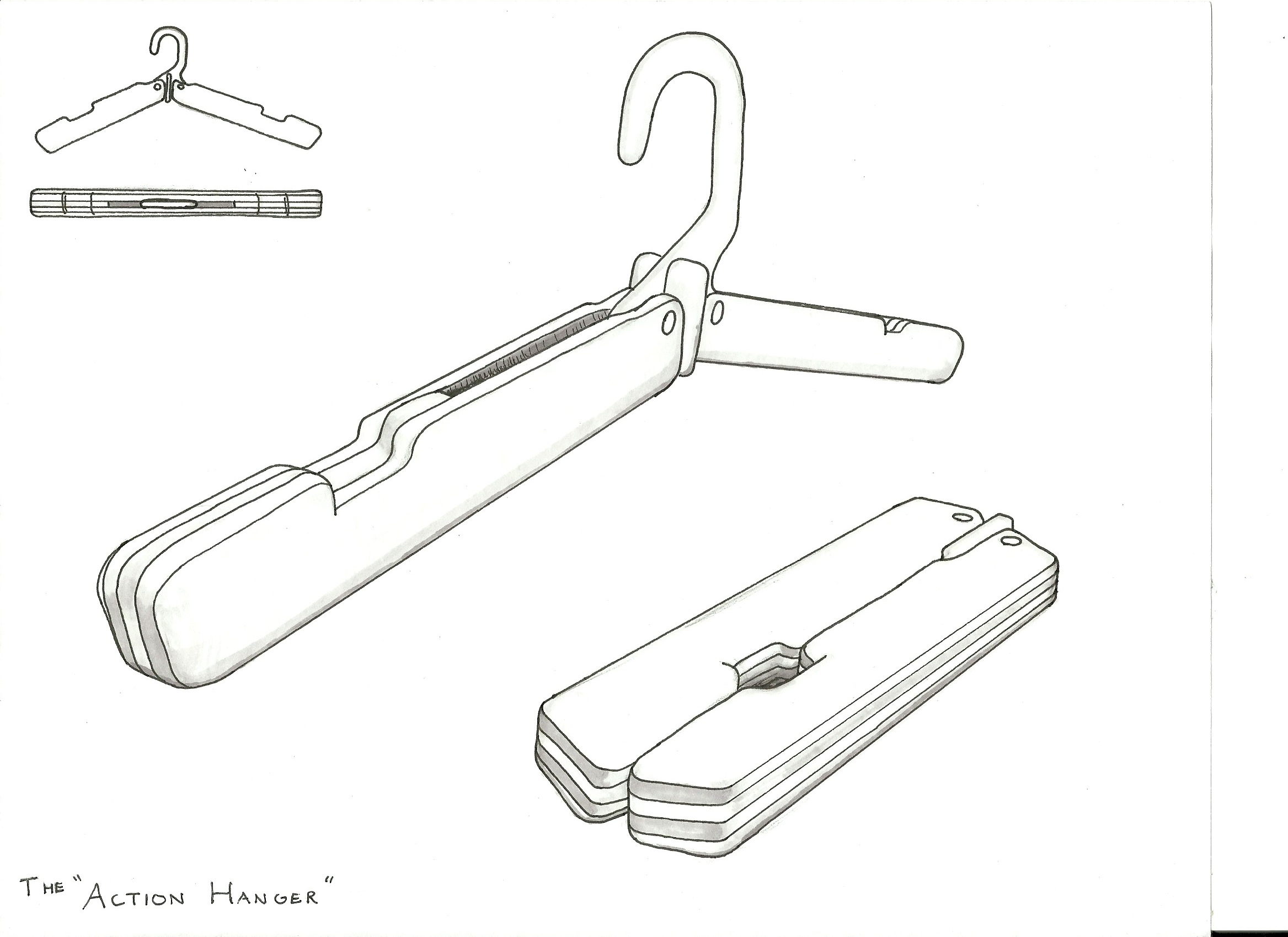 2335x1699 Coat Hanger Design Sketch Industrial Design 1 David Hillenbrand - Hanger Sketch