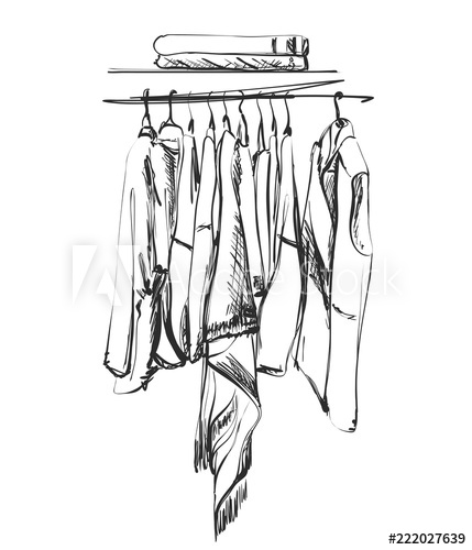 Hanger Sketch At Explore Collection Of Hanger Sketch