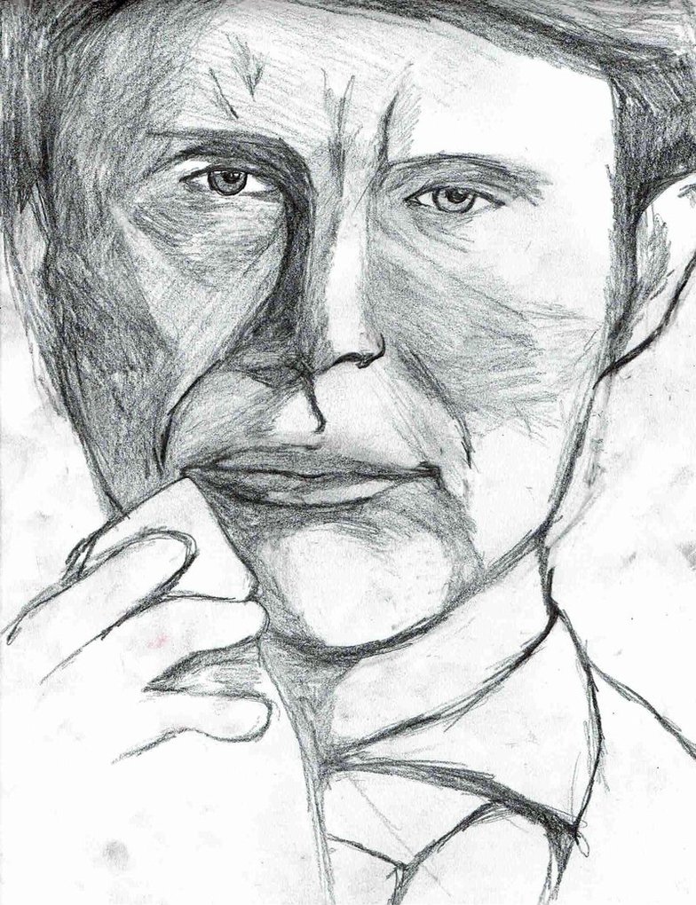 784x1020 Hannibal Sketch By Saltemerson - Hannibal Sketch