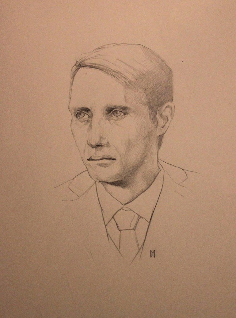 770x1037 Hannibal Sketch By Feralworks - Hannibal Sketch