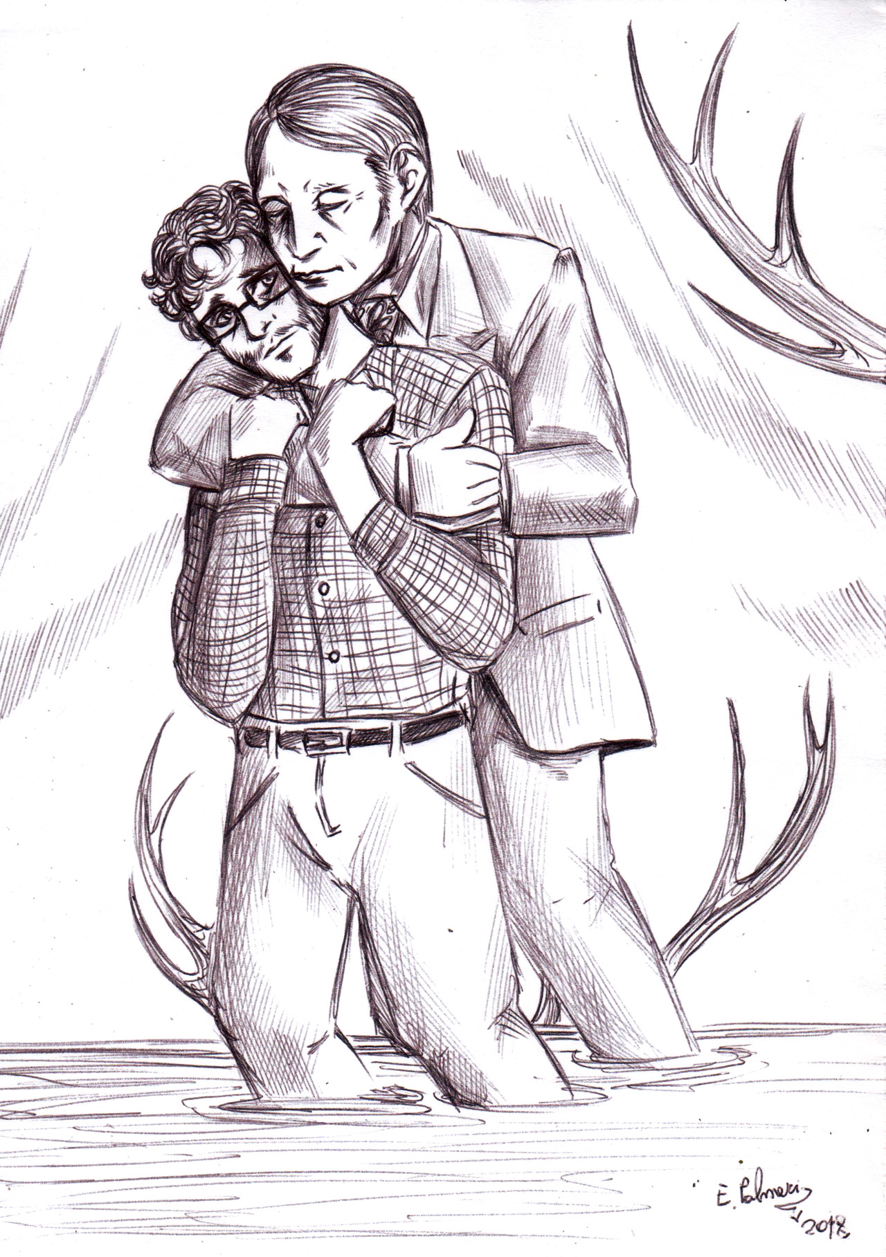 1280x1817 Just Another Hannibal Artblog - Hannibal Sketch