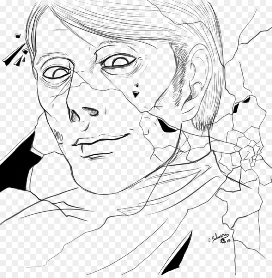 900x920 Drawing Line Art Cartoon Sketch - Hannibal Sketch