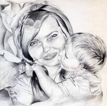 375x369 Happiness Drawing By Leo Kalendarev Saatchi Art - Happiness Sketch