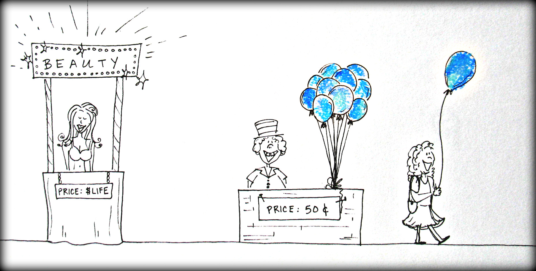 1857x939 Happiness Sketch A Girl, A Dog And A Blog - Happiness Sketch