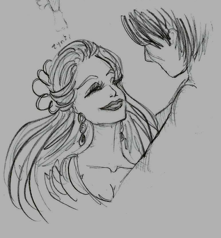 772x831 Happiness Sketch By Spoonlesspear - Happiness Sketch