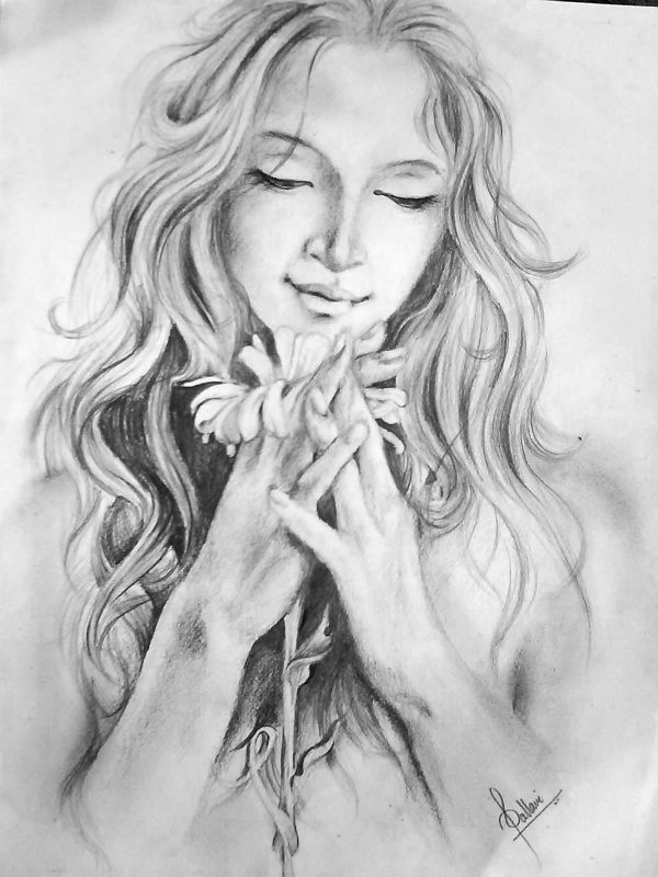 600x800 Happiness Comes From The Little Things - Happiness Sketch