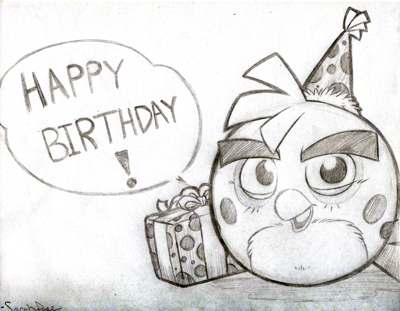 800x623 Happy Birthday Sketch By Kasarawolf - Happy Birthday Sketch