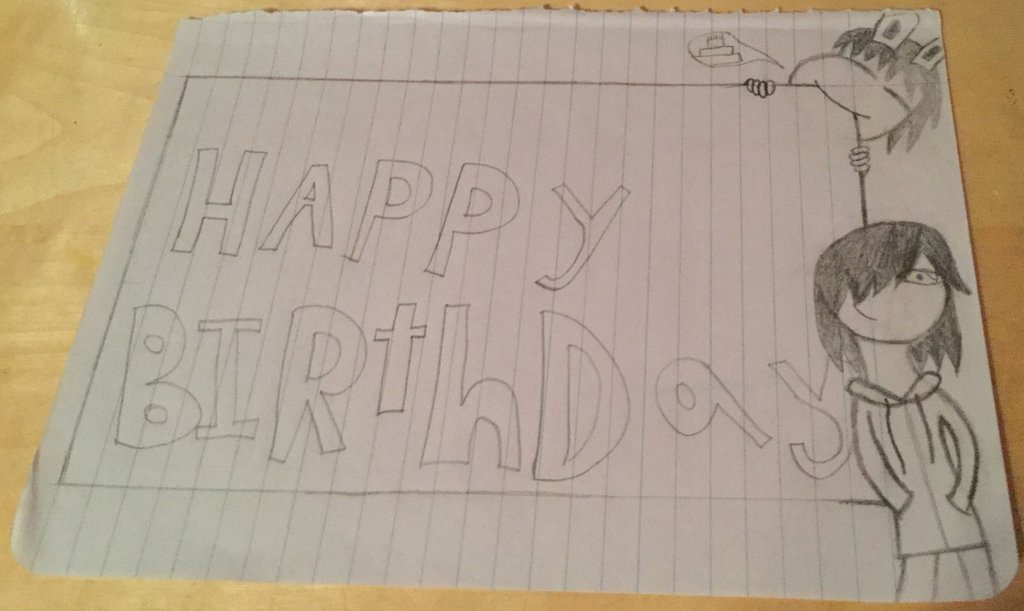 1024x611 Pencil Sketch Happy Birthday! By Epicannie - Happy Birthday Sketch
