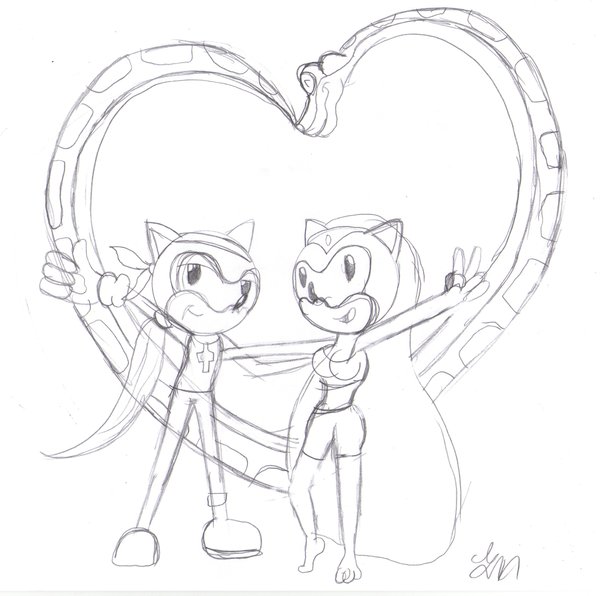 Happy Couple Sketch