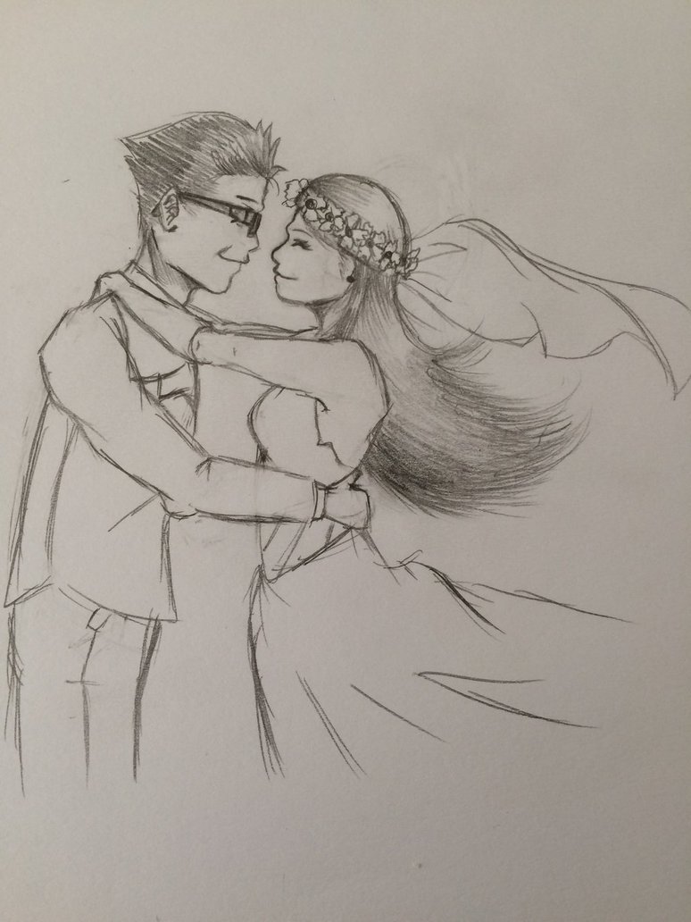 774x1032 Happy Couple Sketch By Svod3 - Happy Couple Sketch