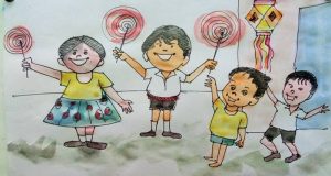 300x160 Diwali Drawings Happy Diwali Wishes, Messages, Quotes, Images - Happy Diwali Sketches