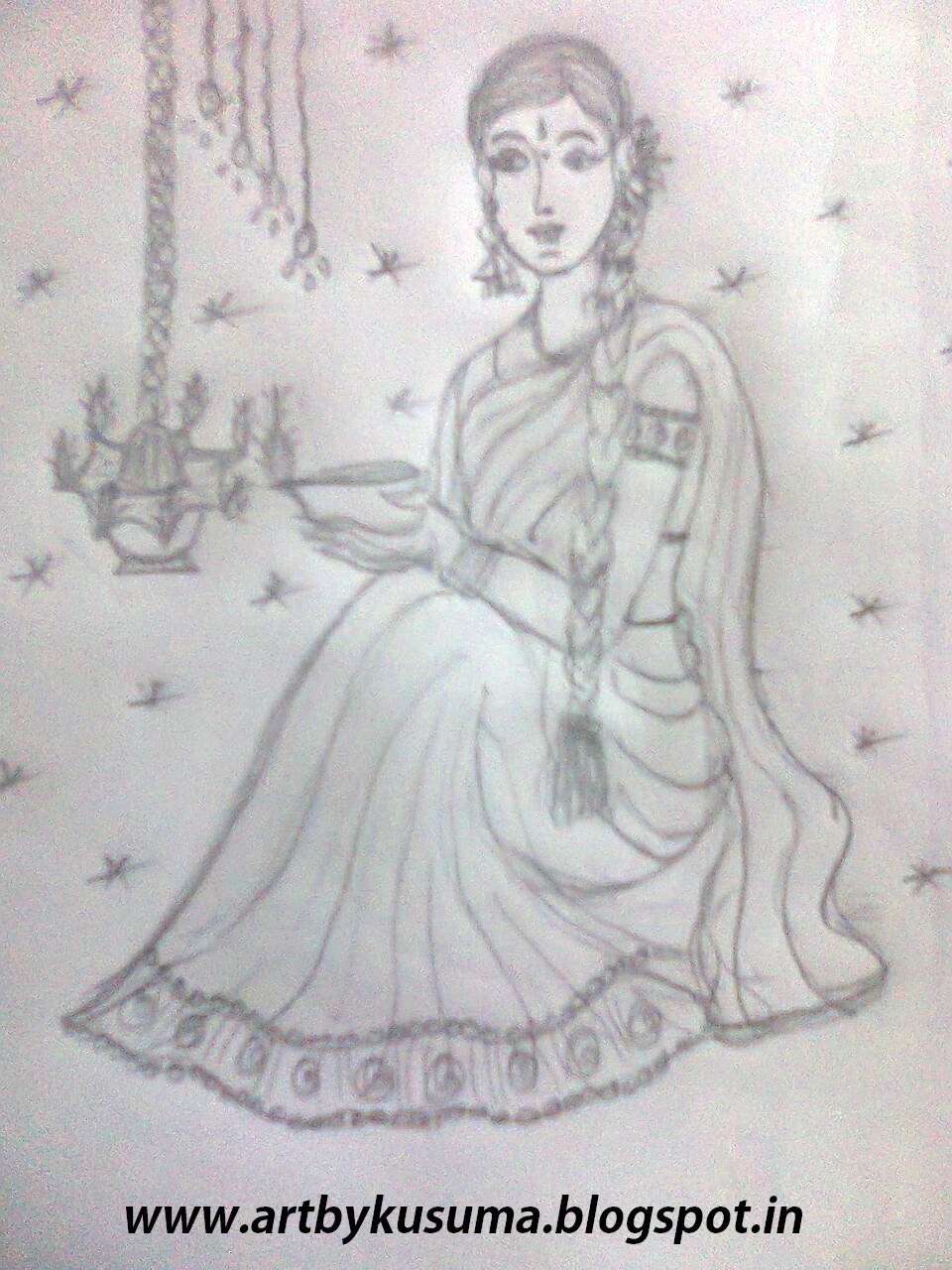 960x1280 Pencil Sketches Happy Diwali...!!!!! - Happy Diwali Sketches