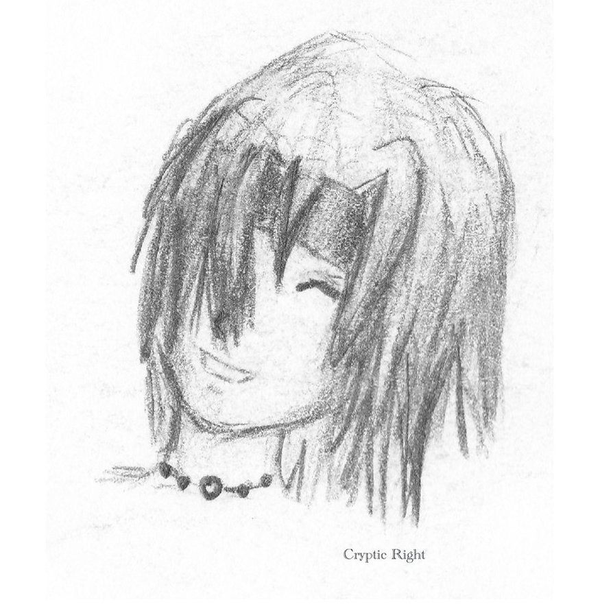 894x894 Happy Face Sketch 2 By Cryptic Right - Happy Face Sketch